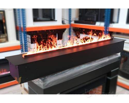 3D электроочаг Real Flame Line-S 150 3D Matte Black в Брянске